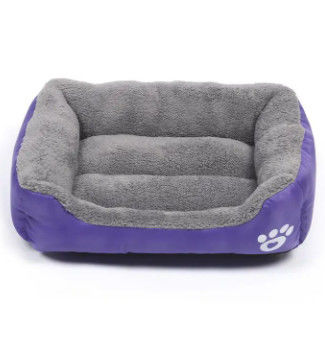Ambientais amigáveis de Eco da cama macia confortável da caixa do animal de estimação de Oxford reciclam a cama do cão da tela