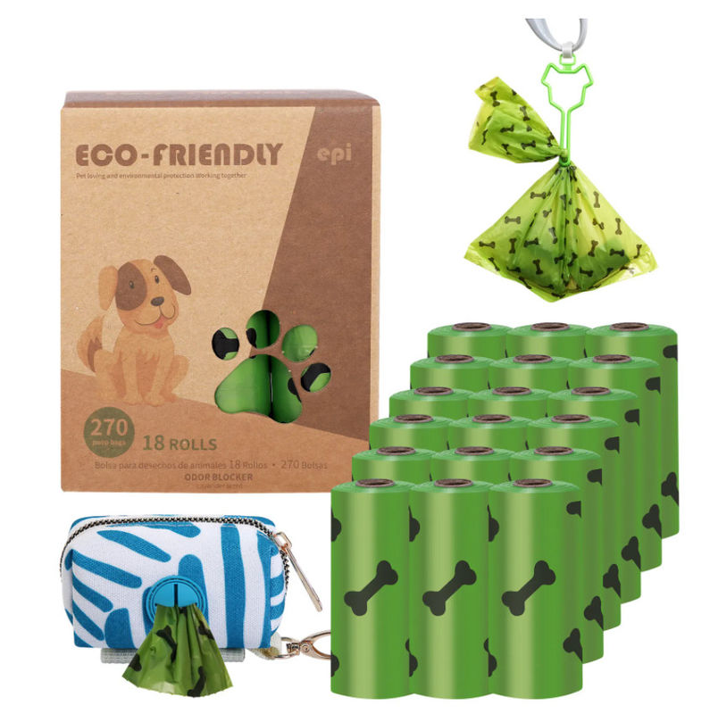A maca biodegradável amigável de ECO ensaca sacos Compostable do cão do amido de milho da fécula de milho